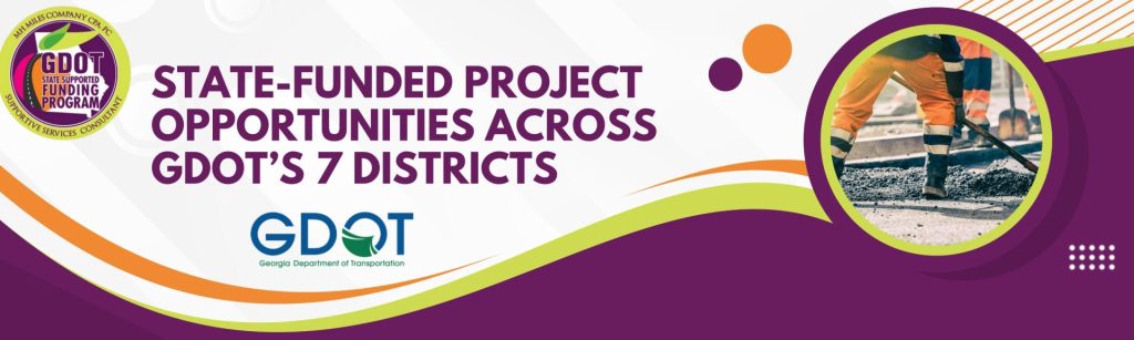 State-Funded Project Opportunities Across GDOT’s 7 Districts